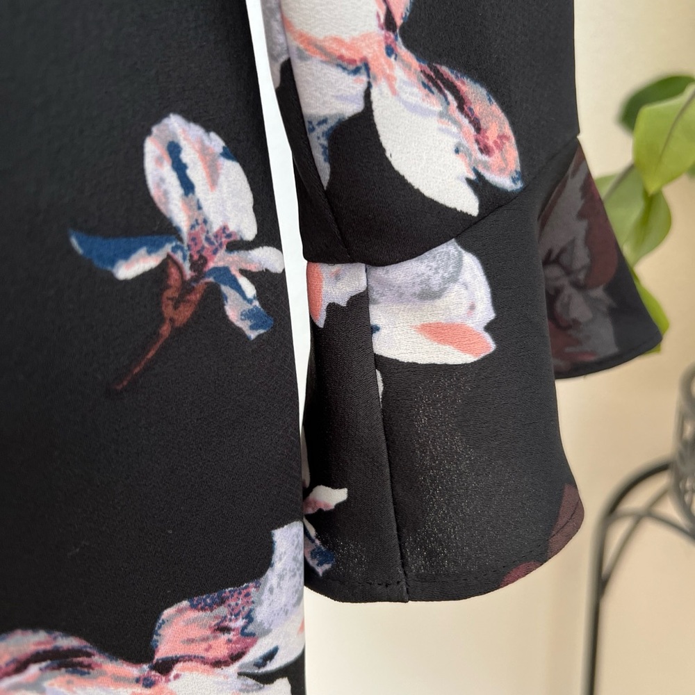 Banana Republic dress shift dress floral print size 4P - Picture 5 of 15